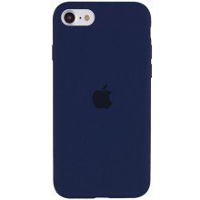 Чехол Silicone Case Full Protective (AA) для Apple iPhone SE (2020) – Темно-синий