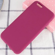Чехол Silicone Case Full Protective (AA) NO LOGO для Apple iPhone SE (2020) – Бордовый
