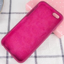 Чехол Silicone Case Full Protective (AA) NO LOGO для Apple iPhone SE (2020) – Бордовый