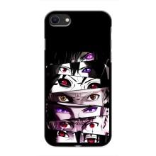Чехлы Персонажи Аниме Наруто для iPhone SE (2020) (AlphaPrint) – Глаза Anime