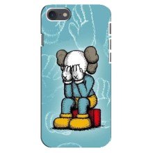 Чехлы для iPhone SE (2020) - Bearbrick Louis Vuitton (PREMIUMPrint) (Плач Bearbrick)