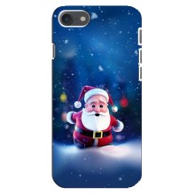 Чехлы на Новый Год iPhone SE (2020) (Маленький Дед Мороз)