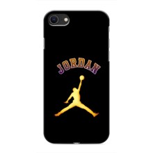 Чохли для iPhone SE (2020) - з картинкою JORDAN (AlphaPrint) (Jordan Gold)