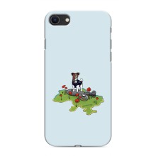 Чехлы с картинкой собаки Патрон для iPhone SE (2020) (AlphaPrint) (Сапер Пес)
