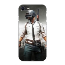 Чохол з картинкою "Герой Pubg" на iPhone SE (2020) (Пабг)