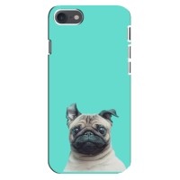 Бампер для iPhone SE (2020) с картинкой "Песики" – Собака Мопс