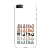 Чехлы для мамы на iPhone SE (2020) (Мама коллаж)