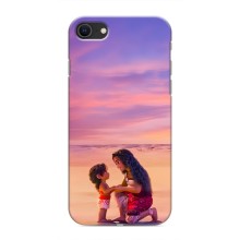 Чехол с мультфильмом Моана iPhone SE (2020) (Моана и Симеа)