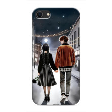 Чехол с дизайном Венздей 2 на iPhone SE (2020) – Уэнсдей и Тайлер