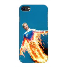 Чехол с принтом Фантастическая четверка для iPhone SE (2020) – Человек-Факел