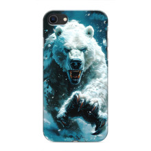 Чехол с картинкой «Хищники» для iPhone SE (2020) – Медведь