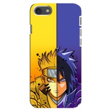 Купить Чехлы на телефон с принтом Anime для Айфон SE (2020) (Naruto Vs Sasuke)