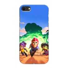 Силиконовый Чехол на iPhone SE (2020) с картинкой Brawl Stars – Бравел Старс