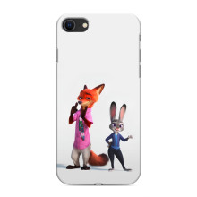 Силіконовий чохол з принтом Зоотрополіс для iPhone SE (2020) – Джуді і Нік