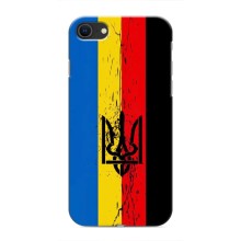 Украинские Чехлы для iPhone SE (2020) с картинкой УПА (AlphaPrint) (Флаг УПА)