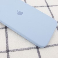 Чехол Silicone Case Square Full Camera Protective (AA) для Apple iPhone 11 Pro Max (6.5") – Голубой
