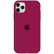 Чехол Silicone Case Full Protective (AA) для Apple iPhone 11 Pro Max (6.5") – Бордовый