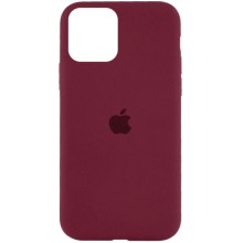 Чехол Silicone Case Full Protective (AA) для Apple iPhone 11 Pro Max (6.5") – Бордовый