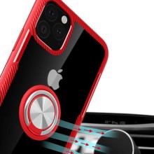 TPU+PC чехол Deen CrystalRing for Magnet (opp) для Apple iPhone 11 Pro Max (6.5") – Бесцветный