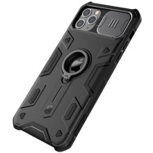 TPU+PC чехол Nillkin CamShield Armor (шторка на камеру) для Apple iPhone 11 Pro Max (6.5") – Черный