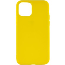 Силиконовый чехол Candy для Apple iPhone 11 Pro Max (6.5") – Желтый