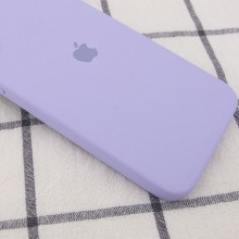 Чехол Silicone Case Square Full Camera Protective (AA) для Apple iPhone 11 Pro Max (6.5") – Сиреневый
