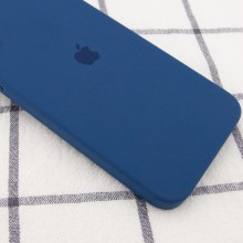 Чехол Silicone Case Square Full Camera Protective (AA) для Apple iPhone 11 Pro Max (6.5") – Синий