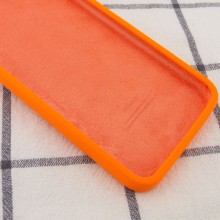 Чехол Silicone Case Square Full Camera Protective (AA) для Apple iPhone 11 Pro Max (6.5") – Оранжевый