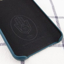 Шкіряний чохол AHIMSA PU Leather Case Logo (A) для Apple iPhone 11 Pro Max (6.5") – Зелений