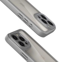 TPU чехол Transparent + Colour 1,5mm для Apple iPhone 11 Pro Max (6.5") – Grey