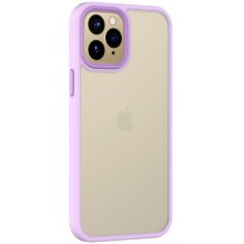 TPU+PC чехол Metal Buttons для Apple iPhone 11 Pro Max (6.5") – Сиреневый