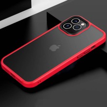 TPU+PC чехол Metal Buttons для Apple iPhone 11 Pro Max (6.5") – Красный