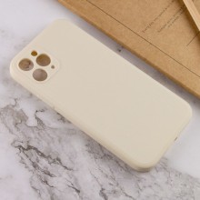 Силиконовый чехол Candy Full Camera для Apple iPhone 11 Pro Max (6.5") – Бежевый