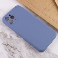 Силиконовый чехол Candy Full Camera для Apple iPhone 11 Pro Max (6.5") – Голубой