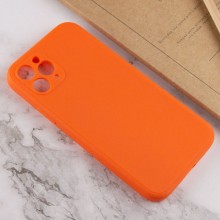 Силиконовый чехол Candy Full Camera для Apple iPhone 11 Pro Max (6.5") – Оранжевый