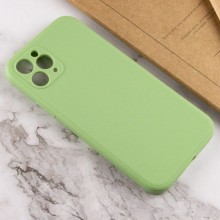 Силиконовый чехол Candy Full Camera для Apple iPhone 11 Pro Max (6.5") – Фисташковый