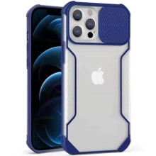 Чохол Camshield matte Ease TPU зі шторкою для Apple iPhone 11 Pro Max (6.5") (Синій)