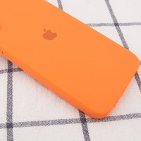 Чохол Silicone Case Square Full Camera Protective (AA) для Apple iPhone 11 Pro Max (6.5") – Помаранчевий