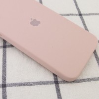 Чехол Silicone Case Square Full Camera Protective (AA) для Apple iPhone 11 Pro Max (6.5") – Розовый
