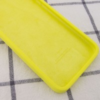 Чехол Silicone Case Square Full Camera Protective (AA) для Apple iPhone 11 Pro Max (6.5") – Желтый