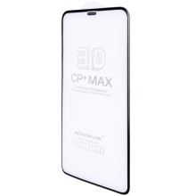 Захисне скло Nillkin (CP+ max 3D) (full glue) для Apple iPhone 11 Pro Max (6.5") / XS Max (6.5") – Чорний