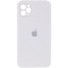 Чехол Silicone Case Square Full Camera Protective (AA) для Apple iPhone 11 Pro Max (6.5") – Белый