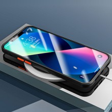 TPU+PC кишеня з кольоровими кнопками для Apple iPhone 11 Pro Max – Чорний