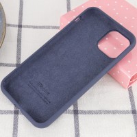 Чехол Silicone Case Full Protective (AA) для Apple iPhone 11 Pro Max (6.5") – Темный Синий