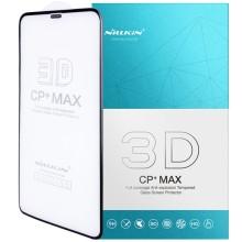 Захисне скло Nillkin (CP+ max 3D) (full glue) для Apple iPhone 11 Pro Max (6.5") / XS Max (6.5") – Чорний