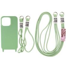 Чехол TPU two straps California для Apple iPhone 11 Pro Max (6.5") (Зеленый)