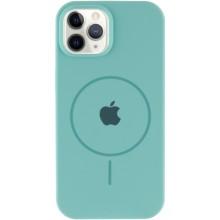 Чохол Silicone Case Full Protective (AA) with MagSafe для Apple iPhone 11 Pro Max (6.5") – Бірюзовий