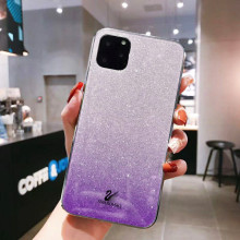 TPU+Glass чехол Swarovski для Apple iPhone 11 Pro Max (6.5") – Фиолетовый