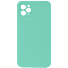 Чехол Silicone Case Square Full Camera Protective (AA) NOLOGO для Apple iPhone 11 Pro Max (6.5")