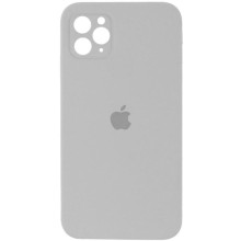 Чохол Silicone Case Square Full Camera Protective (AA) для Apple iPhone 11 Pro Max (6.5") – Сірий